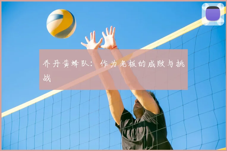 乔丹黄蜂队:作为老板的成败与挑战